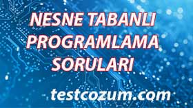 Nesne Tabanlı Programlama Soruları
